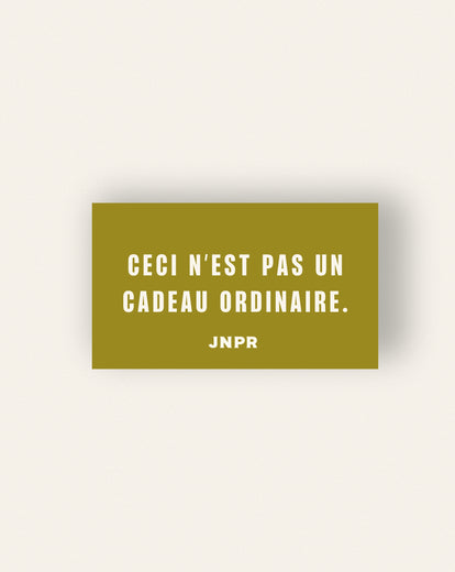 Option cadeau