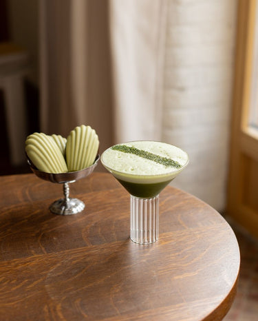 cocktail au matcha vert sans alcool