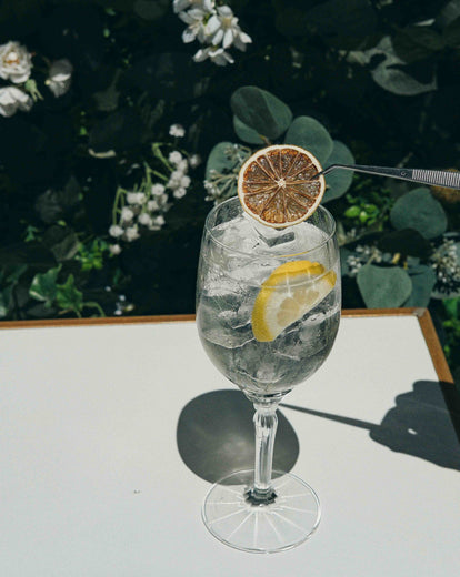 Dehydrated lime slices for cocktail