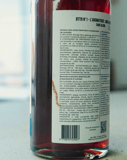 2 bouteilles BTTR n°1 avec défaut