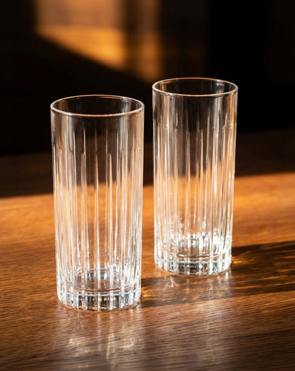2 verres à cocktails longs