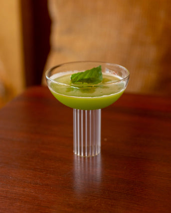 cocktail concombre sans alcool basilic