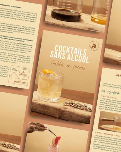 Votre cadeau📖 E-book de recettes: Cocktails sans alcool faibles en sucre