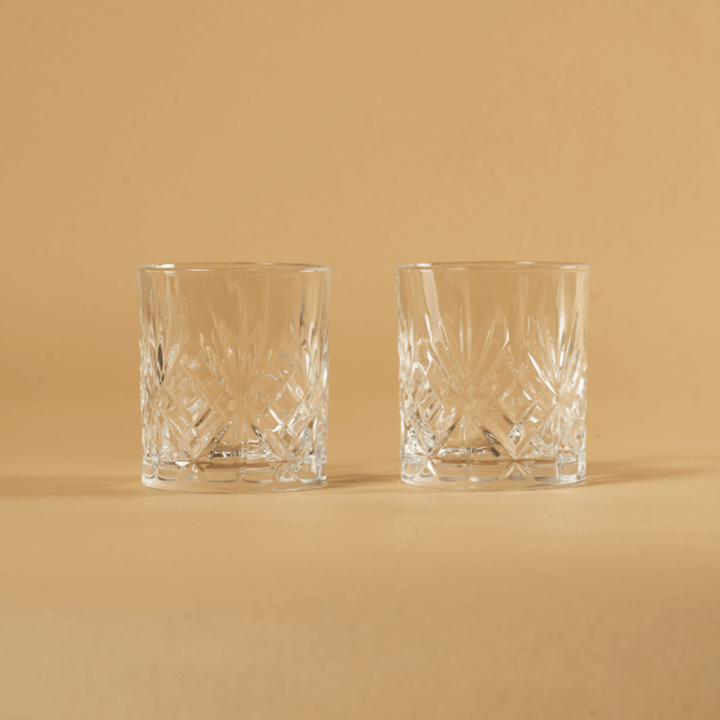 2 verres à cocktail en cristal