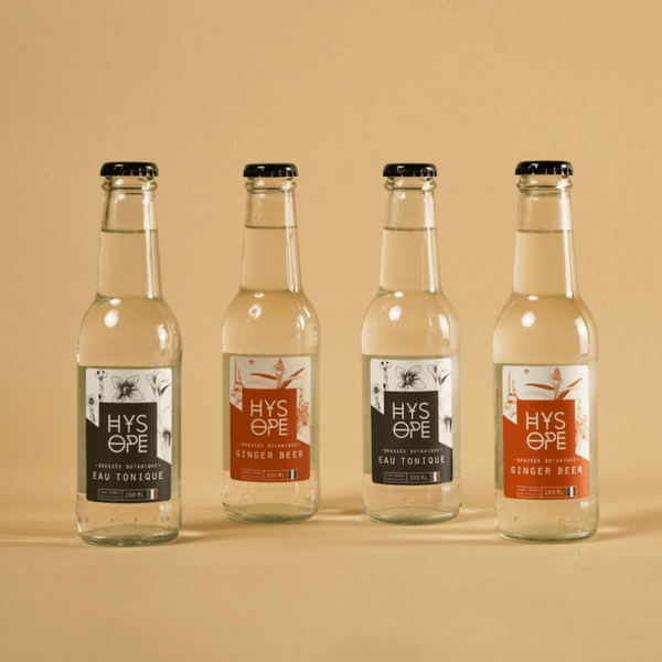+2 premium organic Tonic bottles made in France Hysope